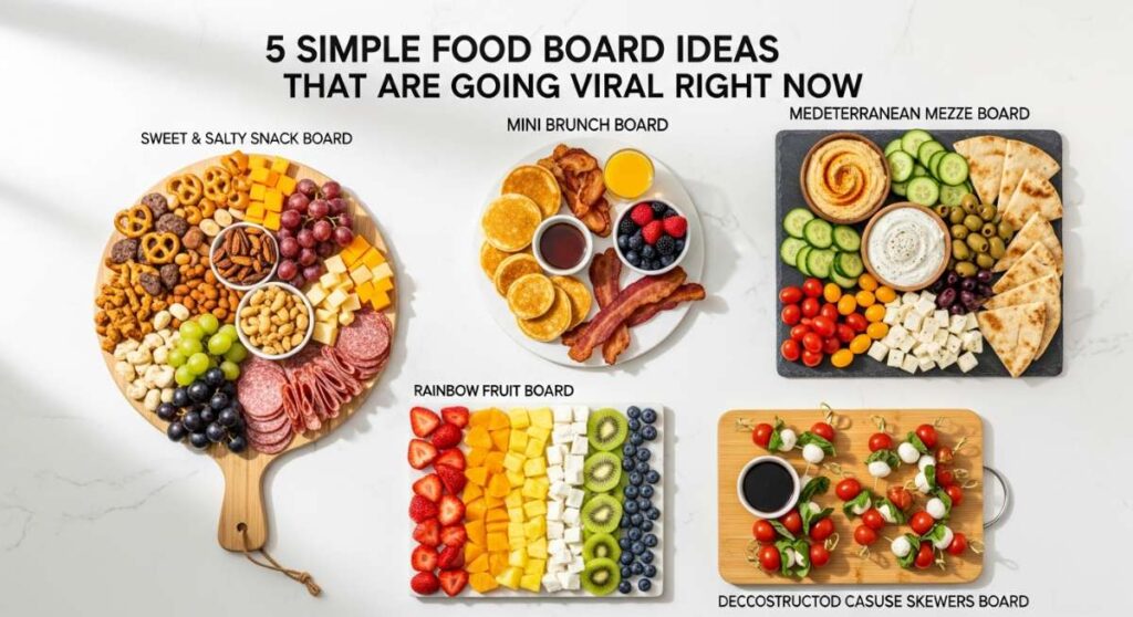 featured: 5 simple food board ideas that are going viral right now