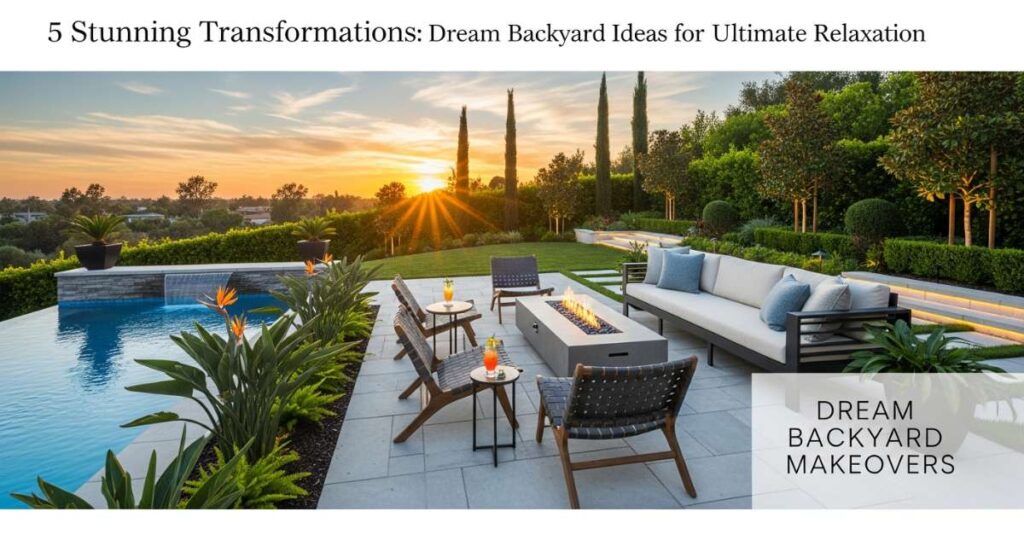 featured: 5 stunning transformations: dream backyard ideas for ultimate relaxation
