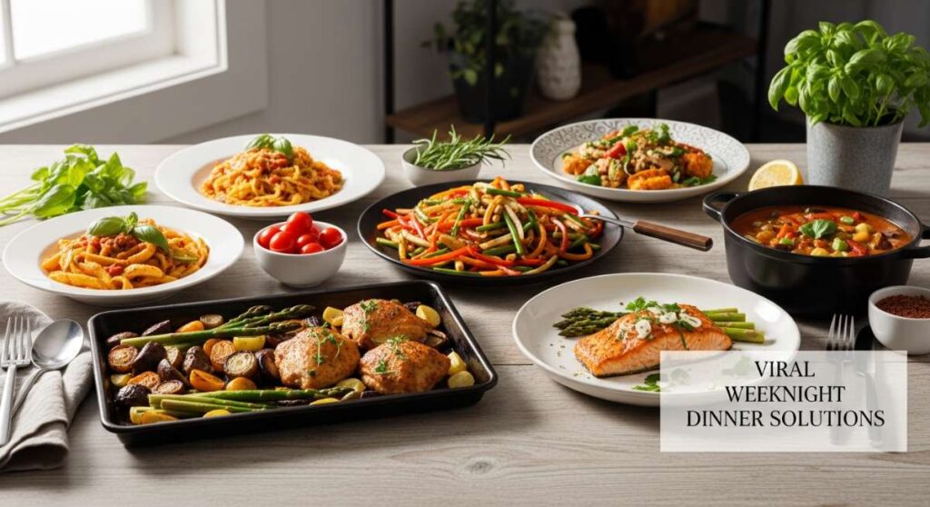 5 Viral Dinner Recipes That Will Actually Save Your Weeknights featured: 5 viral dinner recipes that will actually save your weeknights