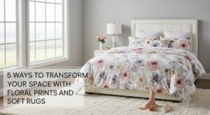 featured: 5 ways to transform your space with floral prints and soft rugs