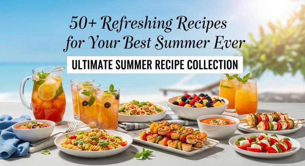 50+ Refreshing Recipes for Your Best Summer Ever featured: 50+ refreshing recipes for your best summer ever