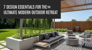 featured: 7 design essentials for the ultimate modern outdoor retreat
