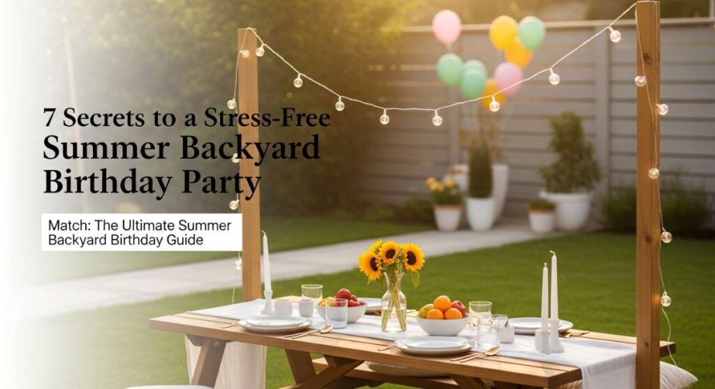 featured: 7 secrets to a stress free summer backyard birthday party