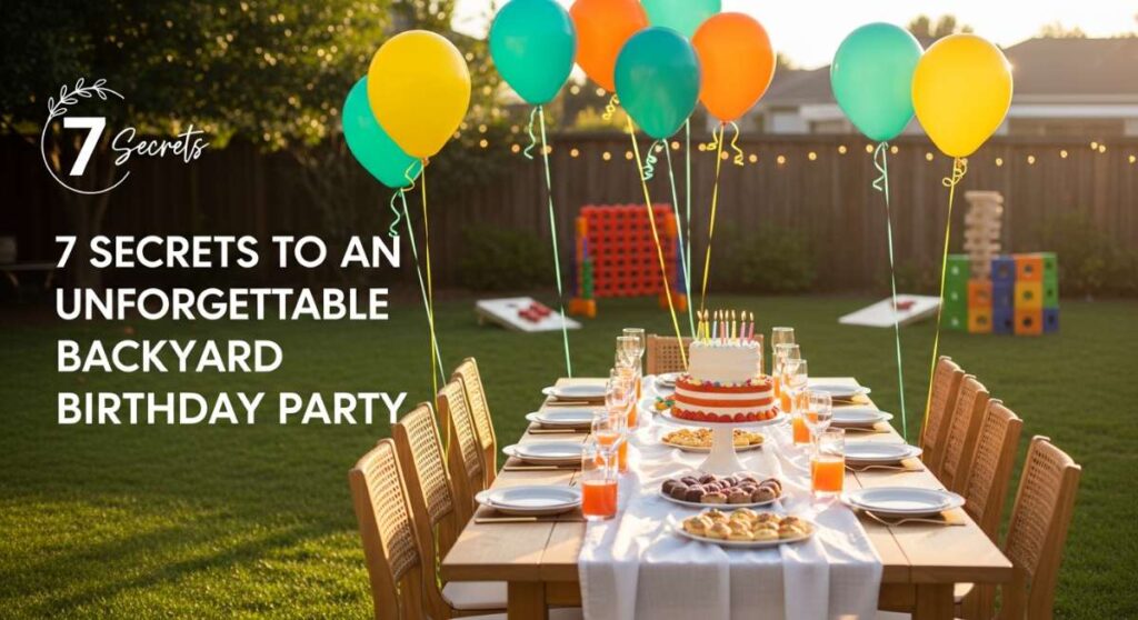 featured: 7 secrets to an unforgettable backyard birthday party
