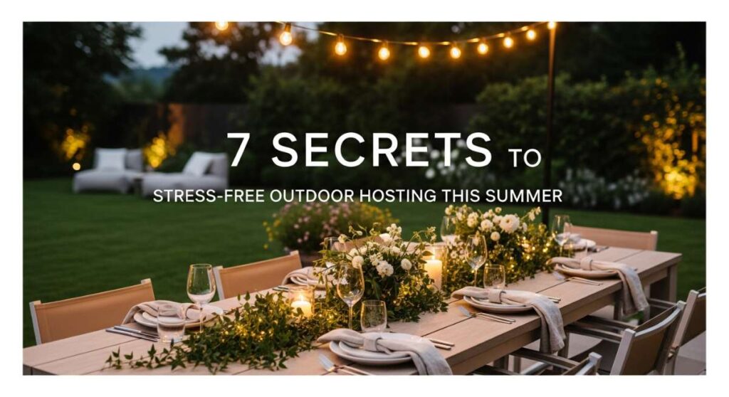 featured: 7 secrets to stress free outdoor hosting this summer