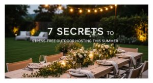 featured: 7 secrets to stress free outdoor hosting this summer