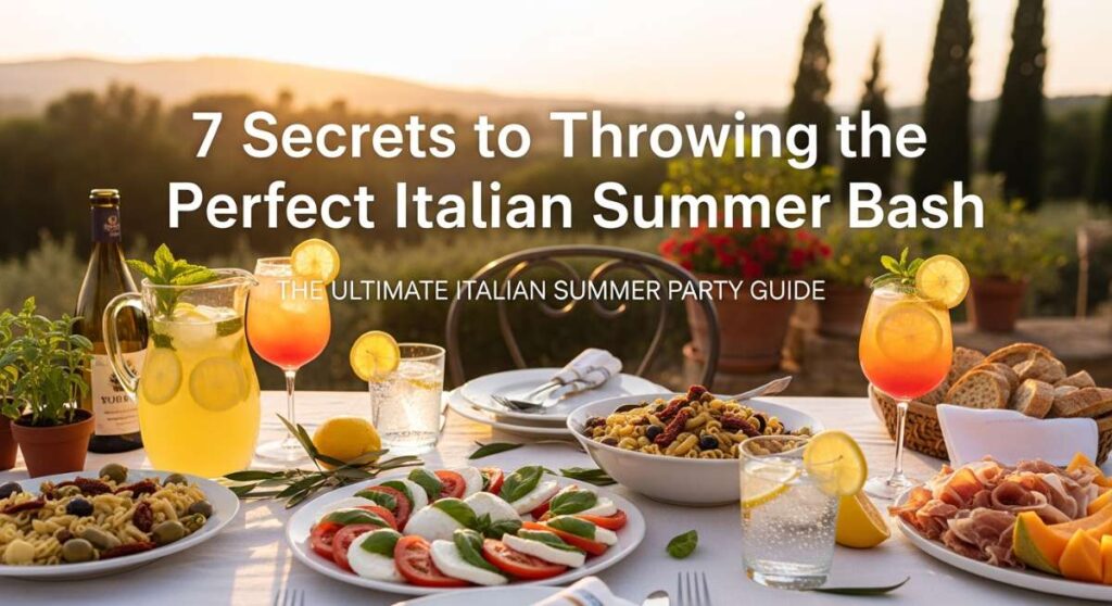featured: 7 secrets to throwing the perfect italian summer bash