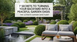 featured: 7 secrets to turning your backyard into a peaceful garden oasis