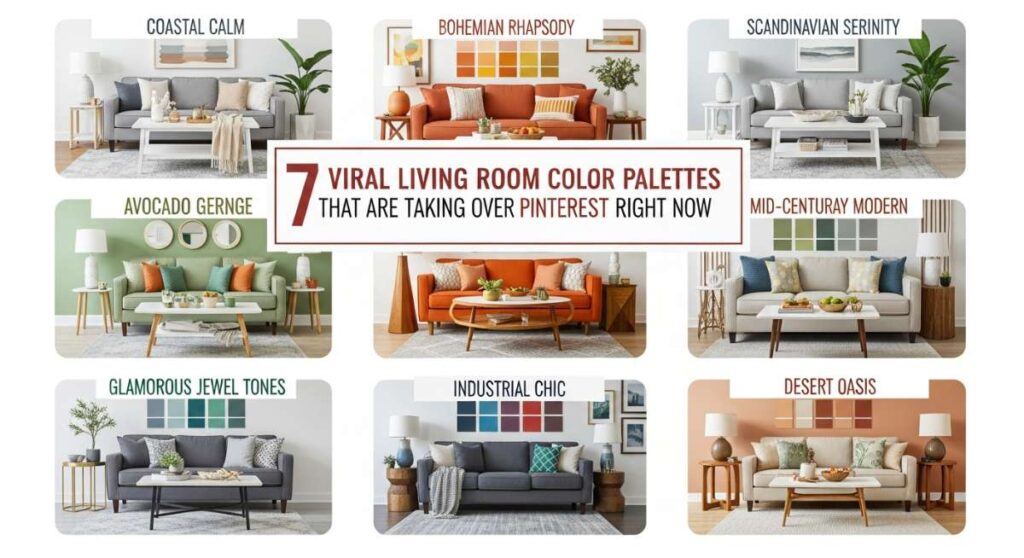 featured: 7 viral living room color palettes that are taking over pinterest right now