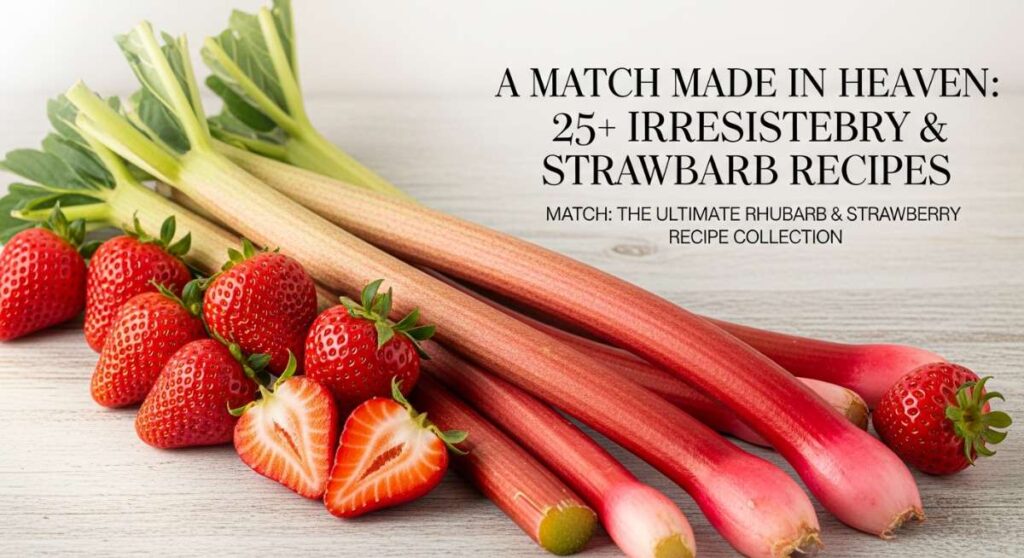 featured: a match made in heaven: 25+ irresistible strawberry & rhubarb recipes
