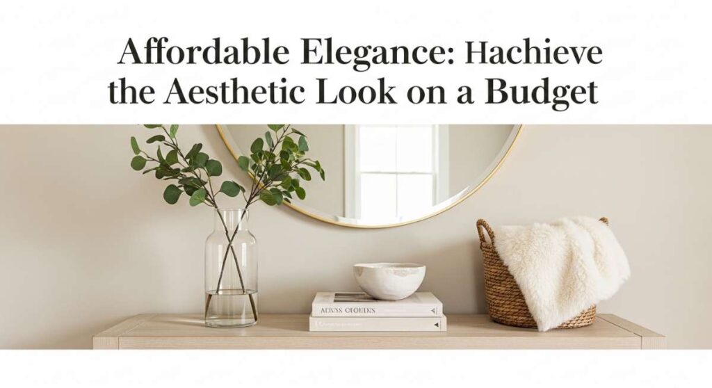 Affordable Elegance: How to Achieve the Aesthetic Look on a Budget featured: affordable elegance: how to achieve the aesthetic look on a budget