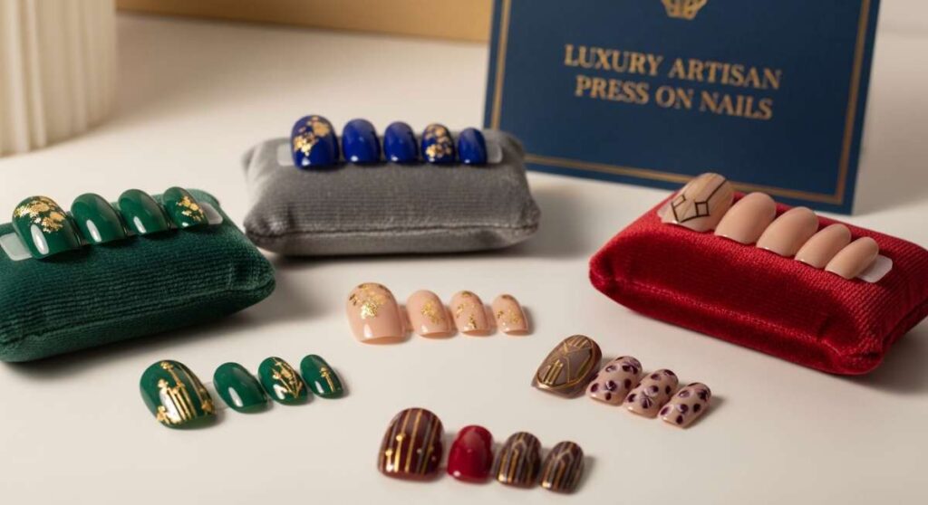 featured: affordable opulence: how hand painted press ons are disrupting luxury beauty