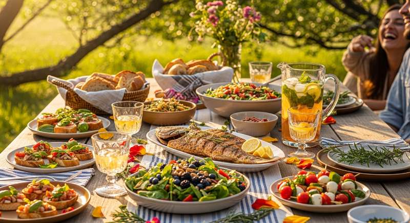 featured: al fresco feasts: your complete summer recipe & hosting manual