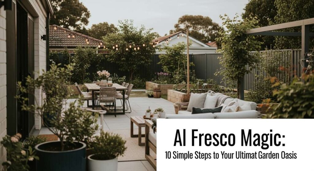 featured: al fresco magic: 10 simple steps to your ultimate garden oasis