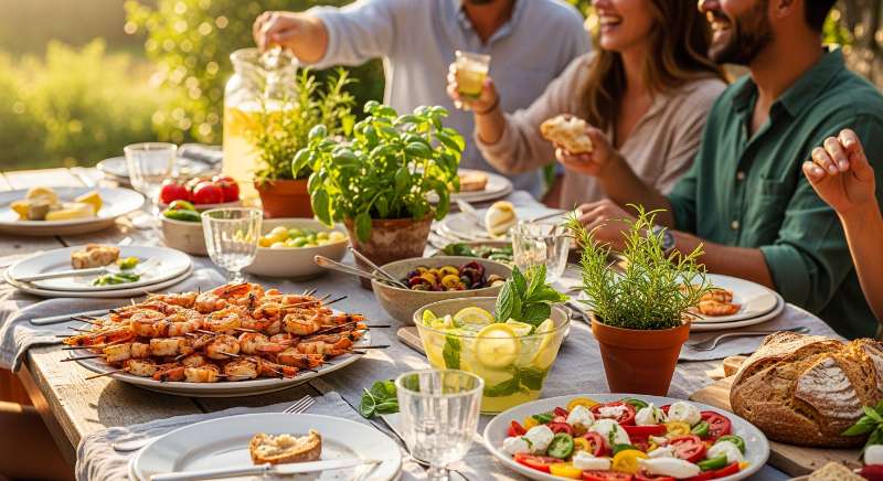 featured: al fresco perfection: the definitive summer recipe & hosting manual