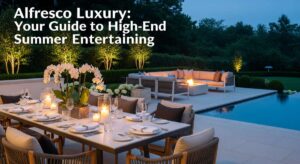 featured: alfresco luxury: your guide to high end summer entertaining