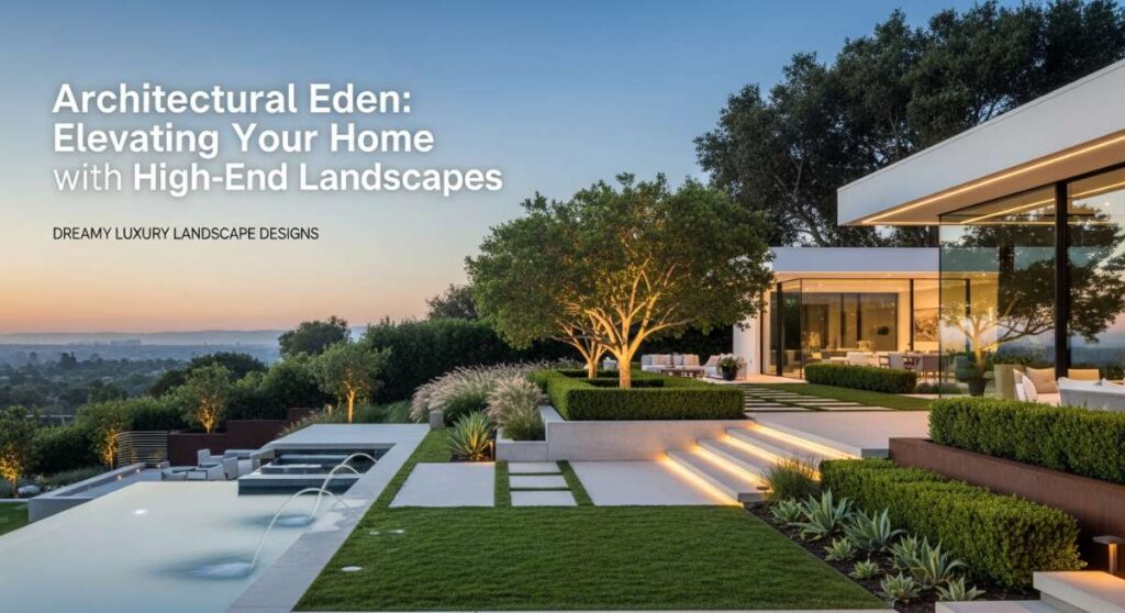 featured: architectural eden: elevating your home with high end landscapes