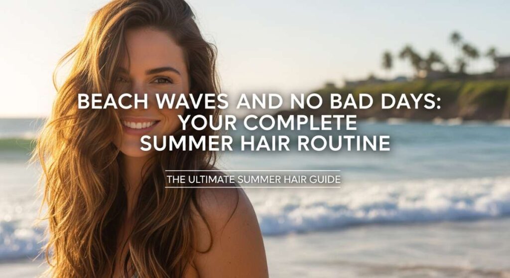 Beach Waves and No Bad Days: Your Complete Summer Hair Routine featured: beach waves and no bad days: your complete summer hair routine