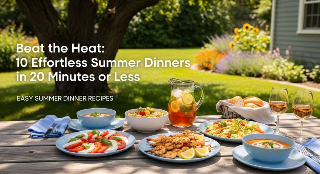featured: beat the heat: 10 effortless summer dinners in 20 minutes or less
