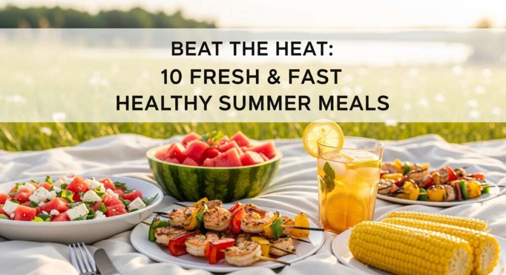 featured: beat the heat: 10 fresh & fast healthy summer meals