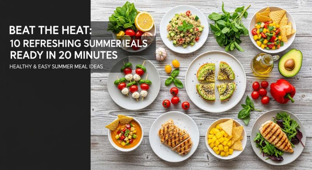 featured: beat the heat: 10 refreshing summer meals ready in 20 minutes