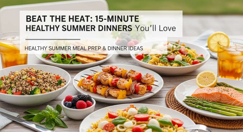 featured: beat the heat: 15 minute healthy summer dinners you’ll love