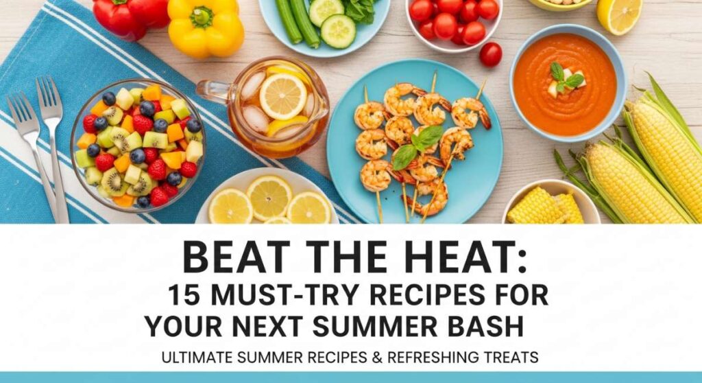 featured: beat the heat: 15 must try recipes for your next summer bash