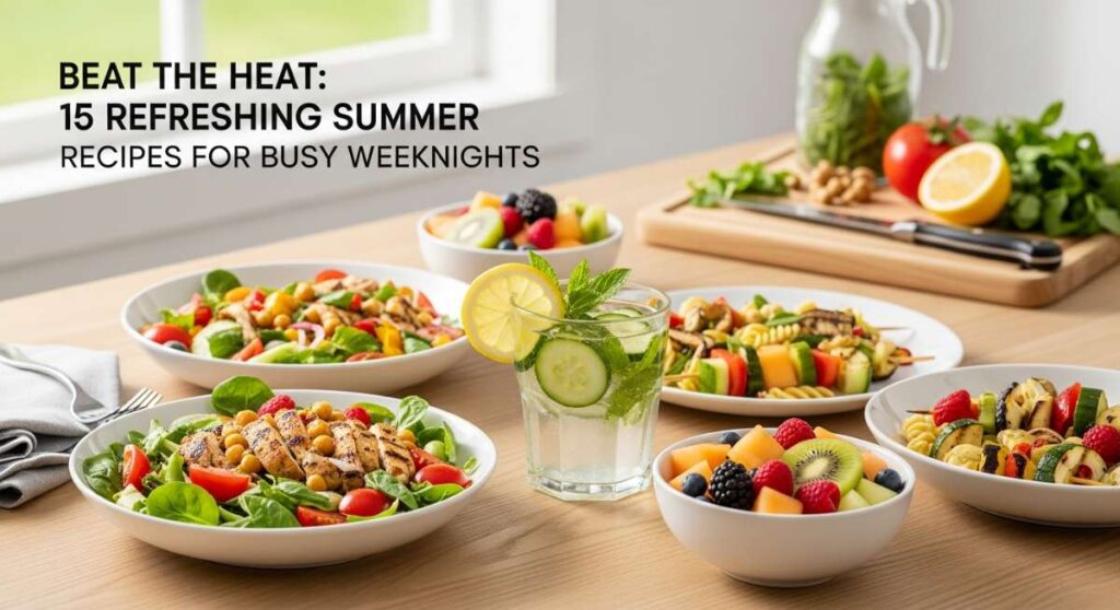 featured: beat the heat: 15 refreshing summer recipes for busy weeknights