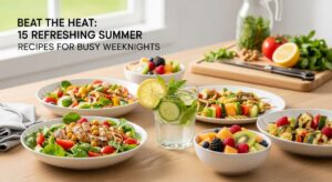 featured: beat the heat: 15 refreshing summer recipes for busy weeknights