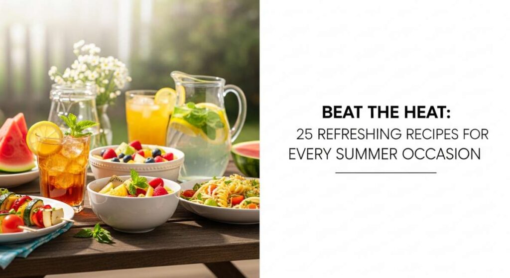 featured: beat the heat: 25 refreshing recipes for every summer occasion