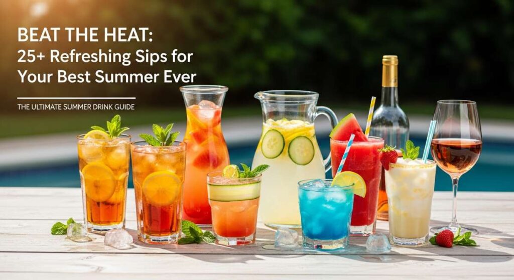 featured: beat the heat: 25+ refreshing sips for your best summer ever