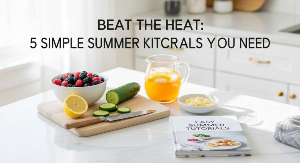 featured: beat the heat: 5 simple summer kitchen tutorials you need