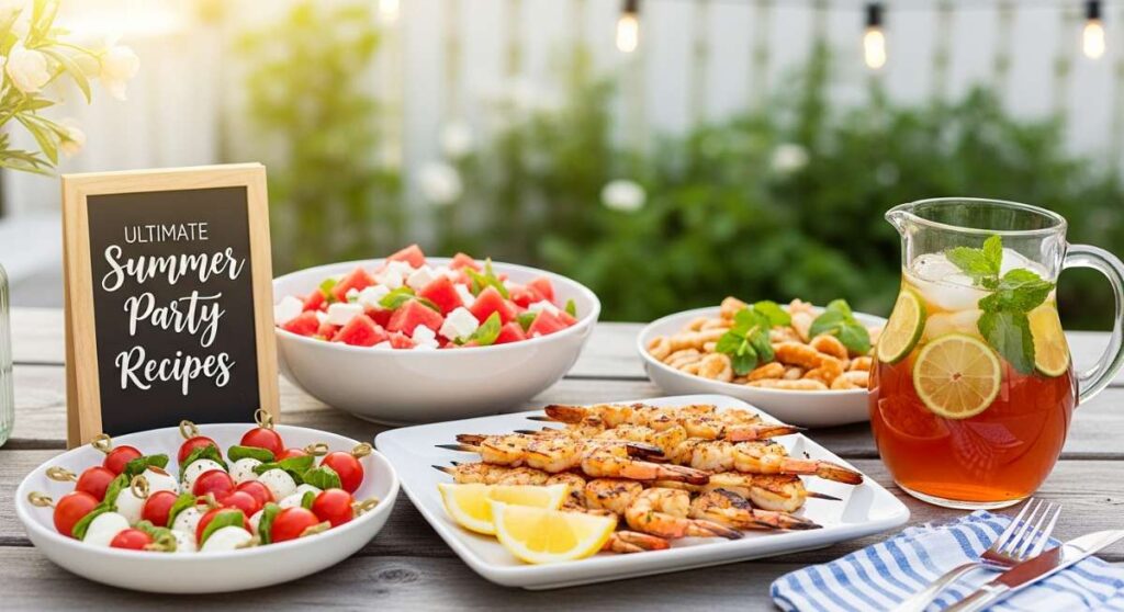 featured: beat the heat: crowd pleasing recipes for the perfect summer soiree