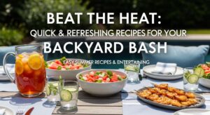 featured: beat the heat: quick & refreshing recipes for your next backyard bash