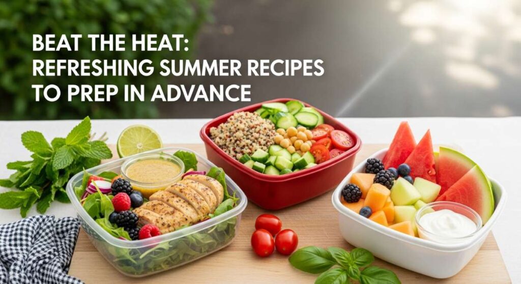 featured: beat the heat: refreshing summer recipes to prep in advance