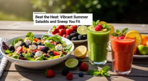 featured: beat the heat: vibrant summer salads and smoothies to keep you fit