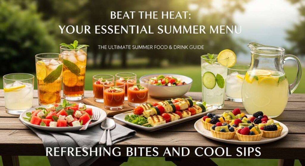 featured: beat the heat: your essential summer menu for refreshing bites and cool sips