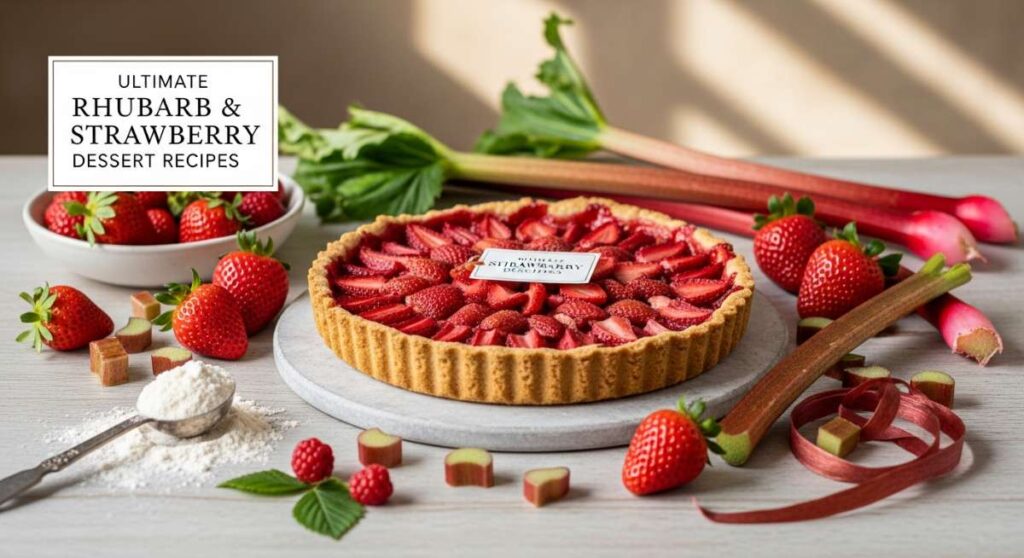 featured: better together: why strawberry and rhubarb are the undisputed kings of summer baking