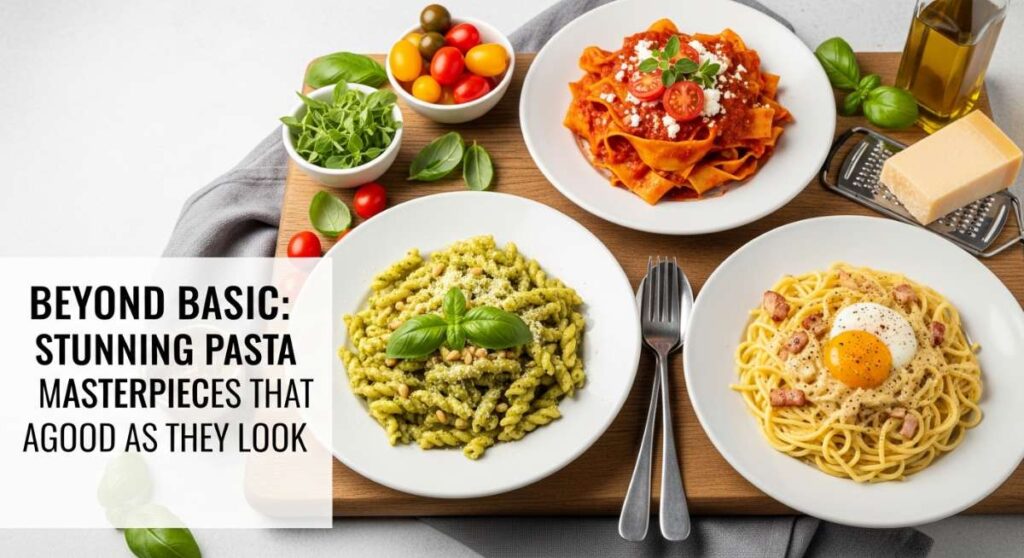 featured: beyond basic: stunning pasta masterpieces that taste as good as they look