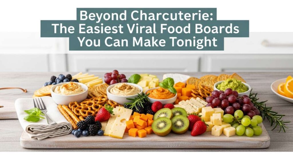 featured: beyond charcuterie: the easiest viral food boards you can make tonight