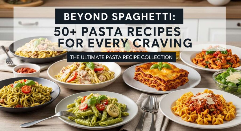 featured: beyond spaghetti: 50+ pasta recipes for every craving