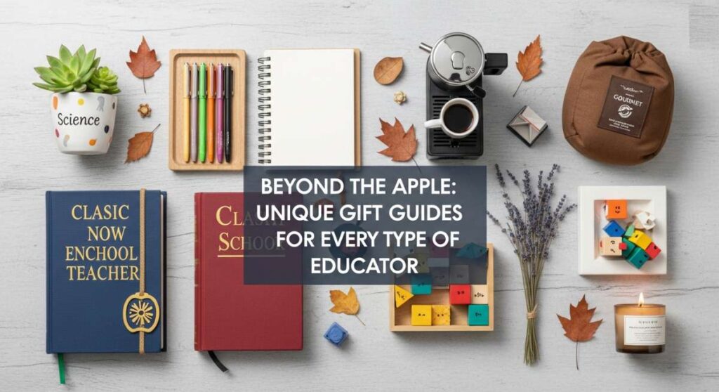 featured: beyond the apple: unique gift guides for every type of educator