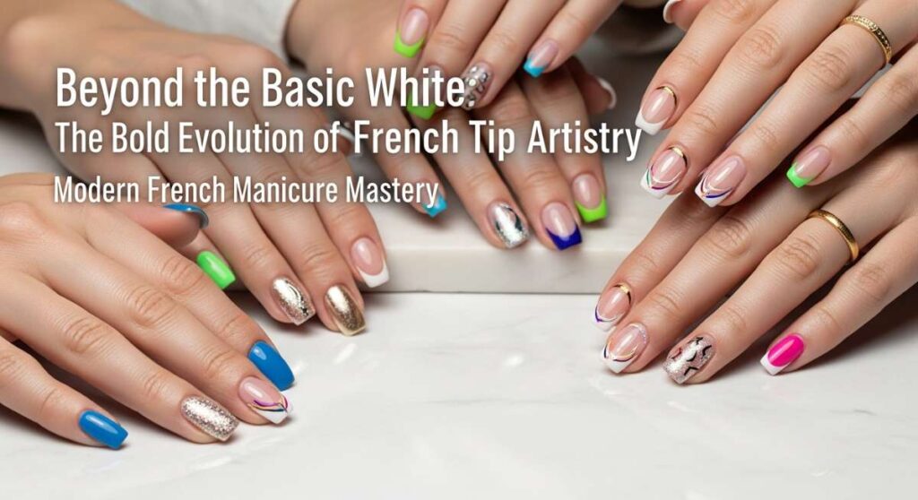 Beyond the Basic White: The Bold Evolution of French Tip Artistry featured: beyond the basic white: the bold evolution of french tip artistry