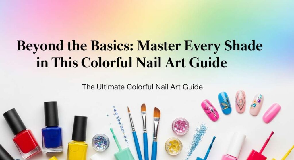 featured: beyond the basics: master every shade in this colorful nail art guide