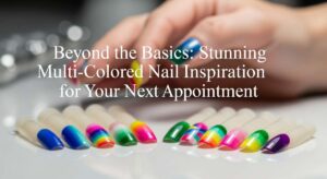 featured: beyond the basics: stunning multi colored nail inspiration for your next appointment