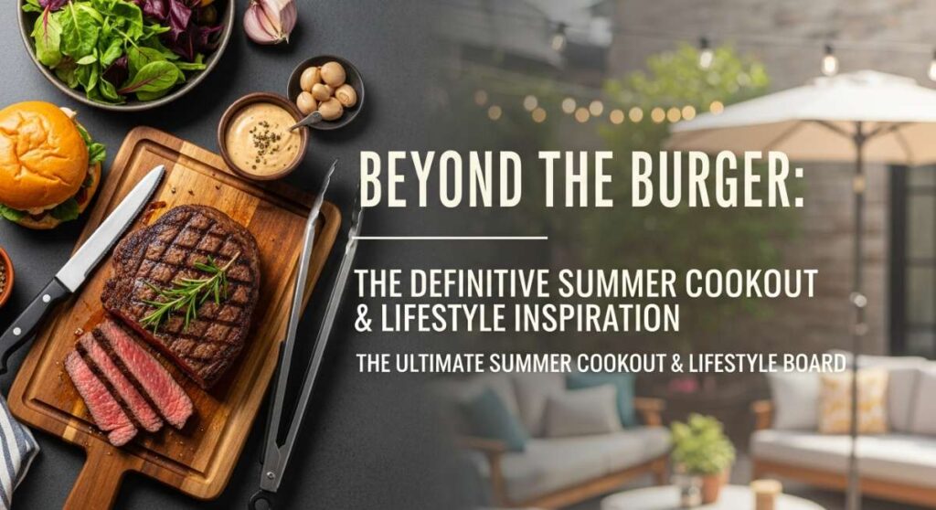 featured: beyond the burger: the definitive summer cookout & lifestyle inspiration