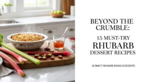 featured: beyond the crumble: 15 must try rhubarb dessert recipes