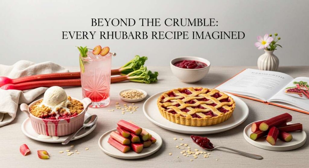 featured: beyond the crumble: every rhubarb recipe imagined