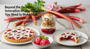 featured: beyond the crumble: innovative rhubarb recipes you need to make now