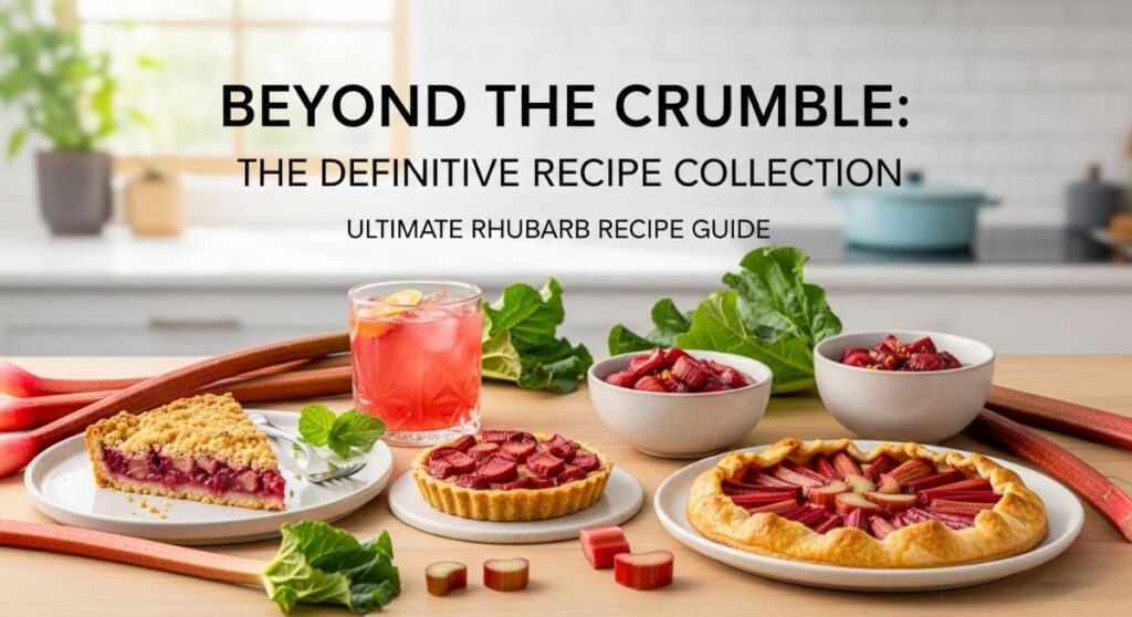 Beyond the Crumble: The Definitive Rhubarb Recipe Collection featured: beyond the crumble: the definitive rhubarb recipe collection